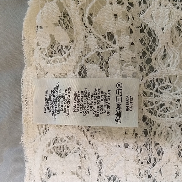 DKNY Jeans Lace Blouse - Picture 6 of 7